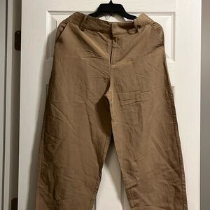 Zara tan pants size small new w tags